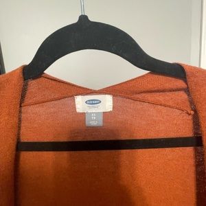 Burnt orange cardigan